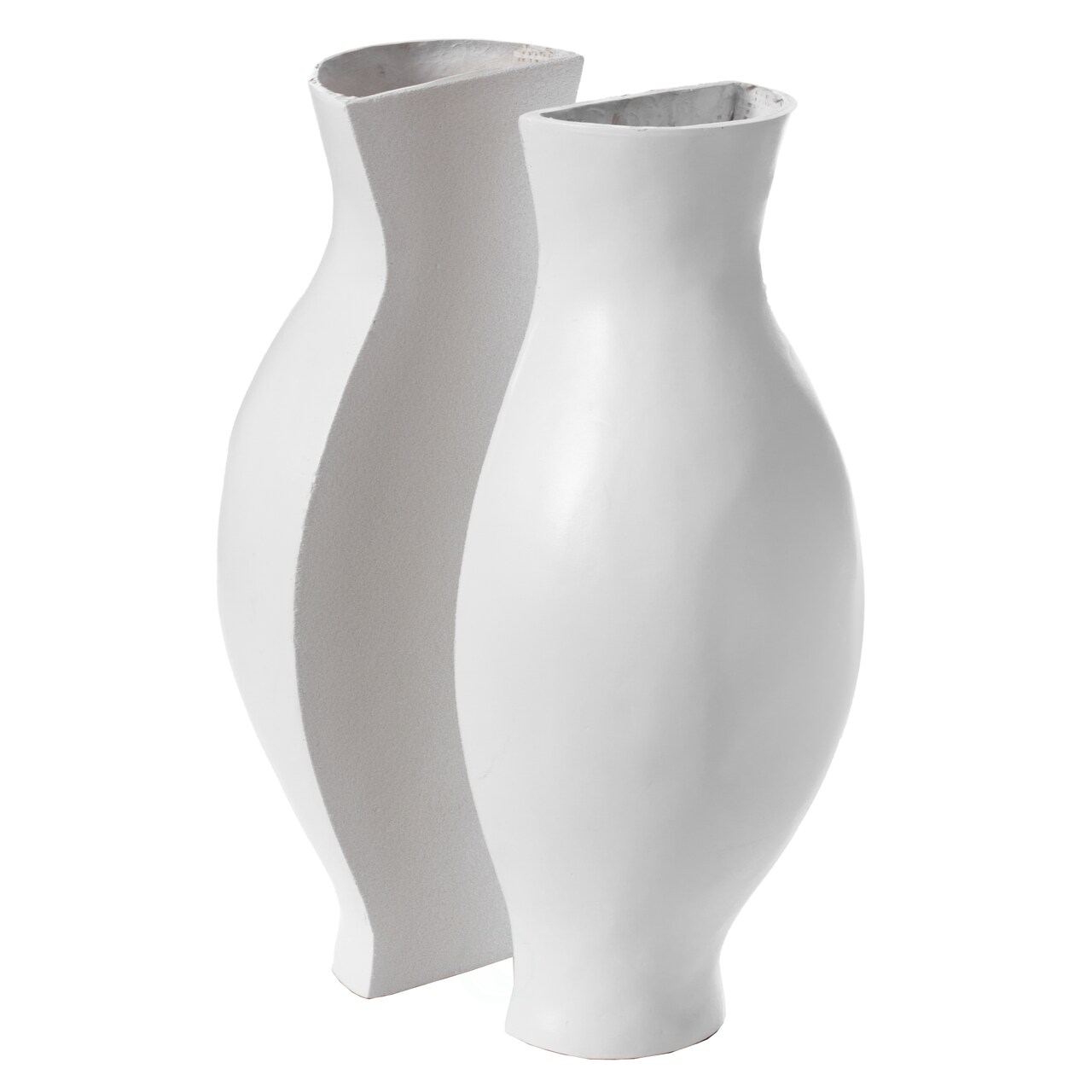 Tall Narrow Vase, Sleek Split Vase, Modern Floor Vase, Decorative Gift, Vase for Interior Design, 24.5 Inch Vase for Wedding Dinner Table Party Living Room Office Bedroom